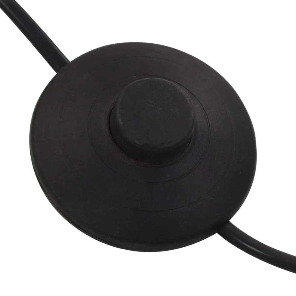 vidaXL Lamp staand 5xE14 200 cm zilverkleurig