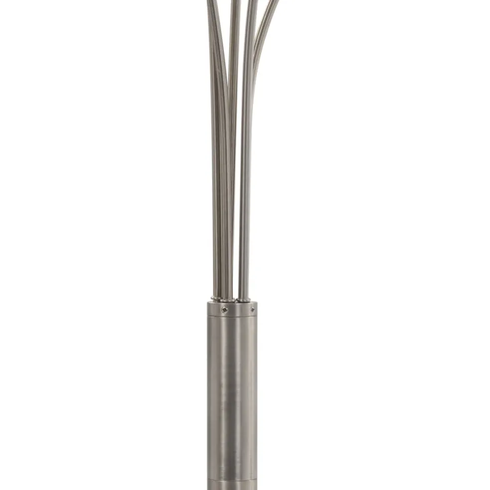 vidaXL Lamp staand 5xE14 200 cm zilverkleurig