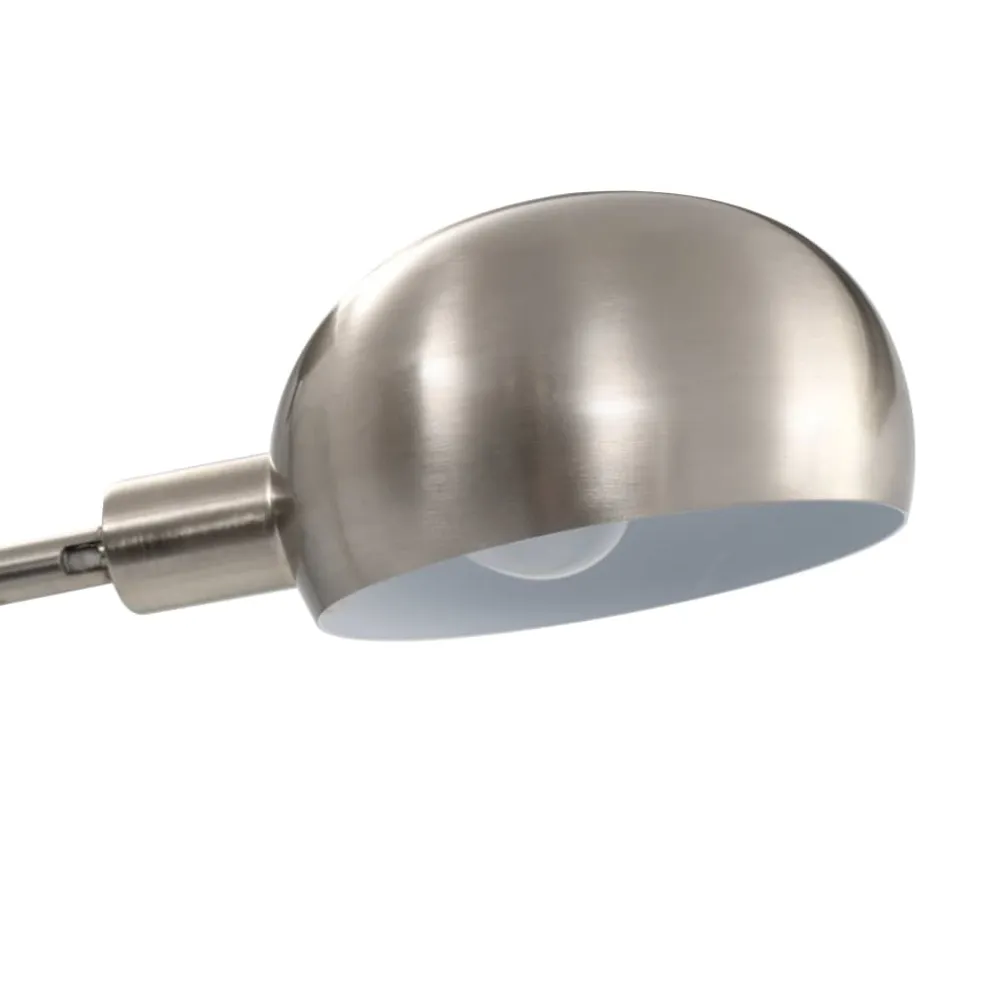 vidaXL Lamp staand 5xE14 200 cm zilverkleurig