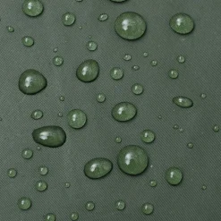 vidaXL Lange regenjas waterbestendig zeer stevig met capuchon groen L
