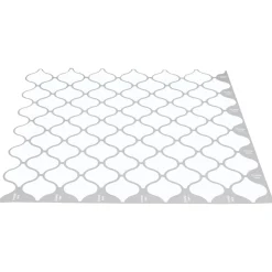 vidaXL Lanturn Tegel 10 st Wit 27 x 27 cm Polyurethaan en PET