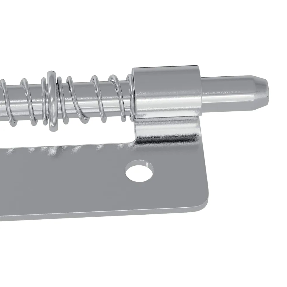 vidaXL Latch 2 st zilver 46 x 17 x 1,2 mm Staal