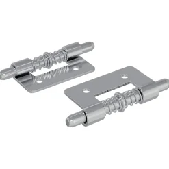 vidaXL Latch 2 st zilver 46 x 17 x 1,2 mm Staal