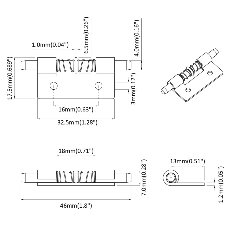 vidaXL Latch 2 st zilver 46 x 17 x 1,2 mm Staal