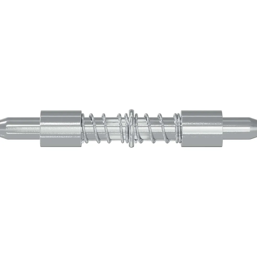 vidaXL Latch 2 st zilver 46 x 17 x 1,2 mm Staal