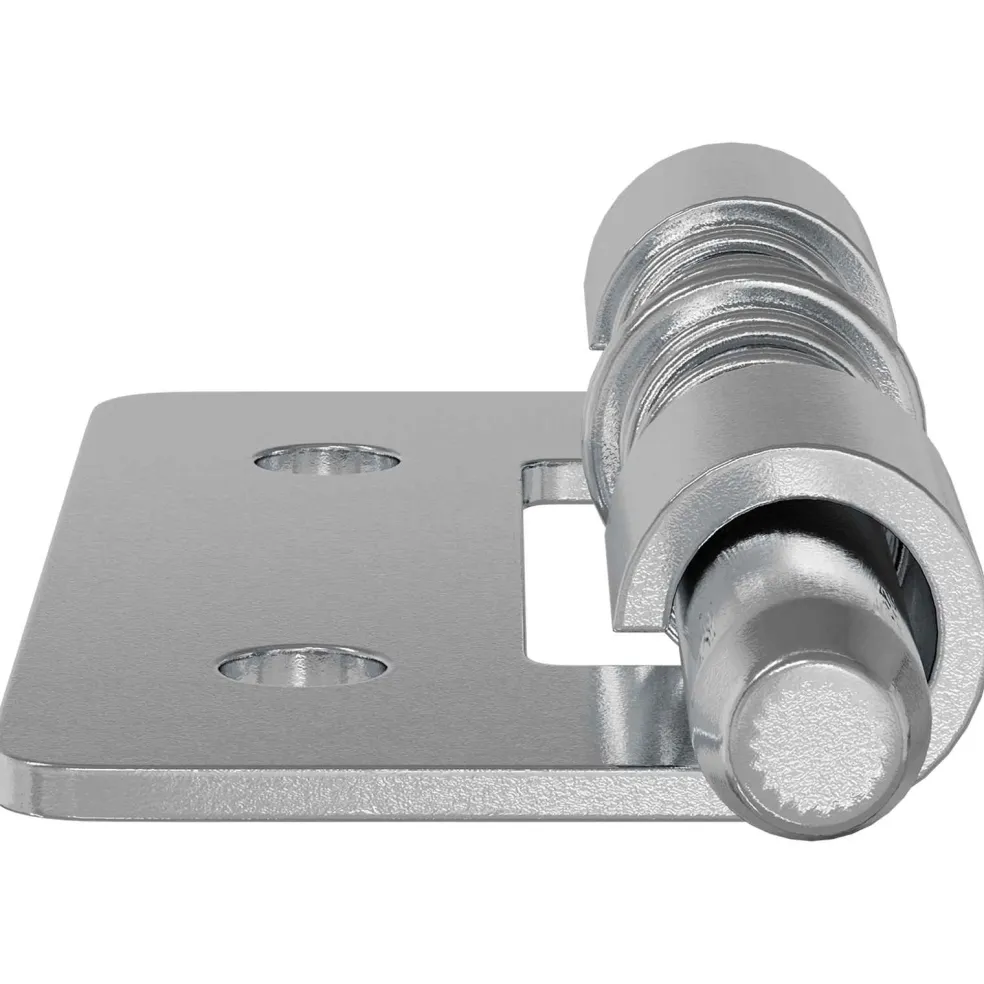 vidaXL Latch 2 st zilver 46 x 17 x 1,2 mm Staal