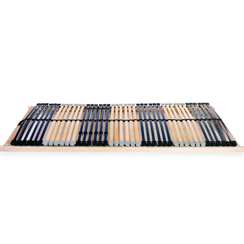 vidaXL Lattenbodems 2 st met 42 latten 7 zones 70x200 cm