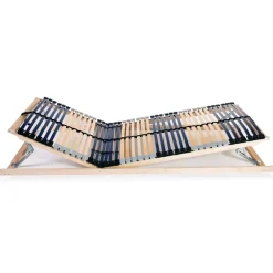 vidaXL Lattenbodems 2 st met 42 latten 7 zones 70x200 cm