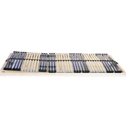 vidaXL Lattenbodems 2 st met 42 latten 7 zones 70x200 cm