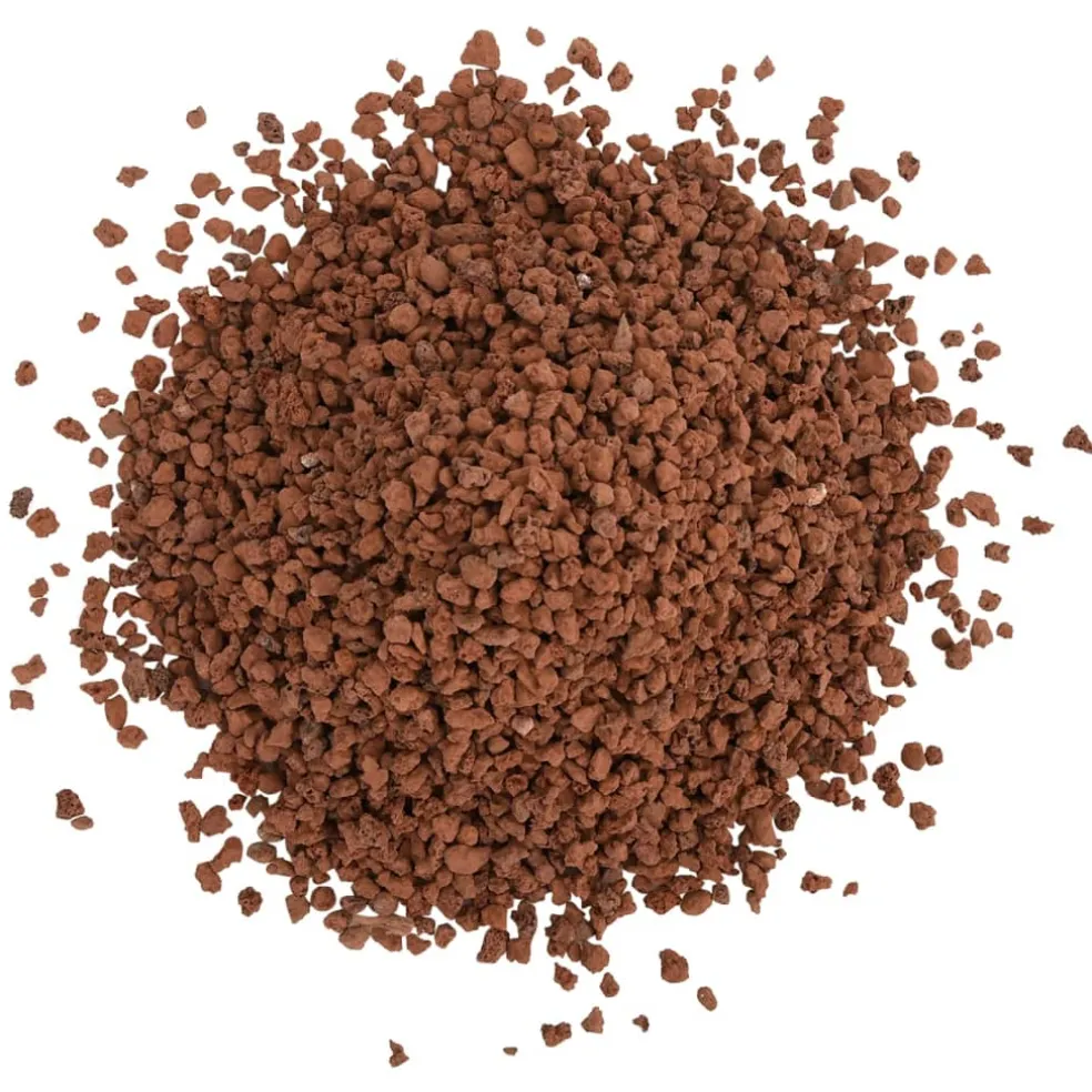 vidaXL Lavastenen 10 kg 5-8 mm rood