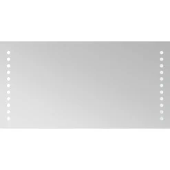 vidaXL LED Badkamer Spiegel Doorzichtig 40 x 20 cm gehard glas