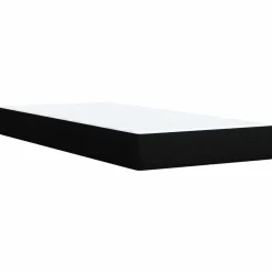 vidaXL LED Boxspring Bed met Matras Zwart 80 x 200 cm Stof