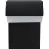 vidaXL LED-buitenwandlamp 9 W ovaal zwart