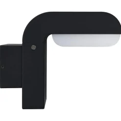 vidaXL LED-buitenwandlamp 9 W ovaal zwart