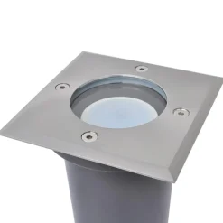 vidaXL LED-Grondspots buiten 3 stuks vierkant