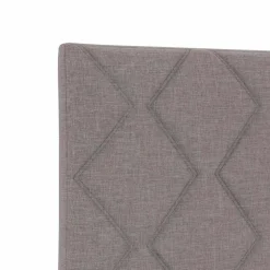 vidaXL LED Hoofdbord Taupe Stof