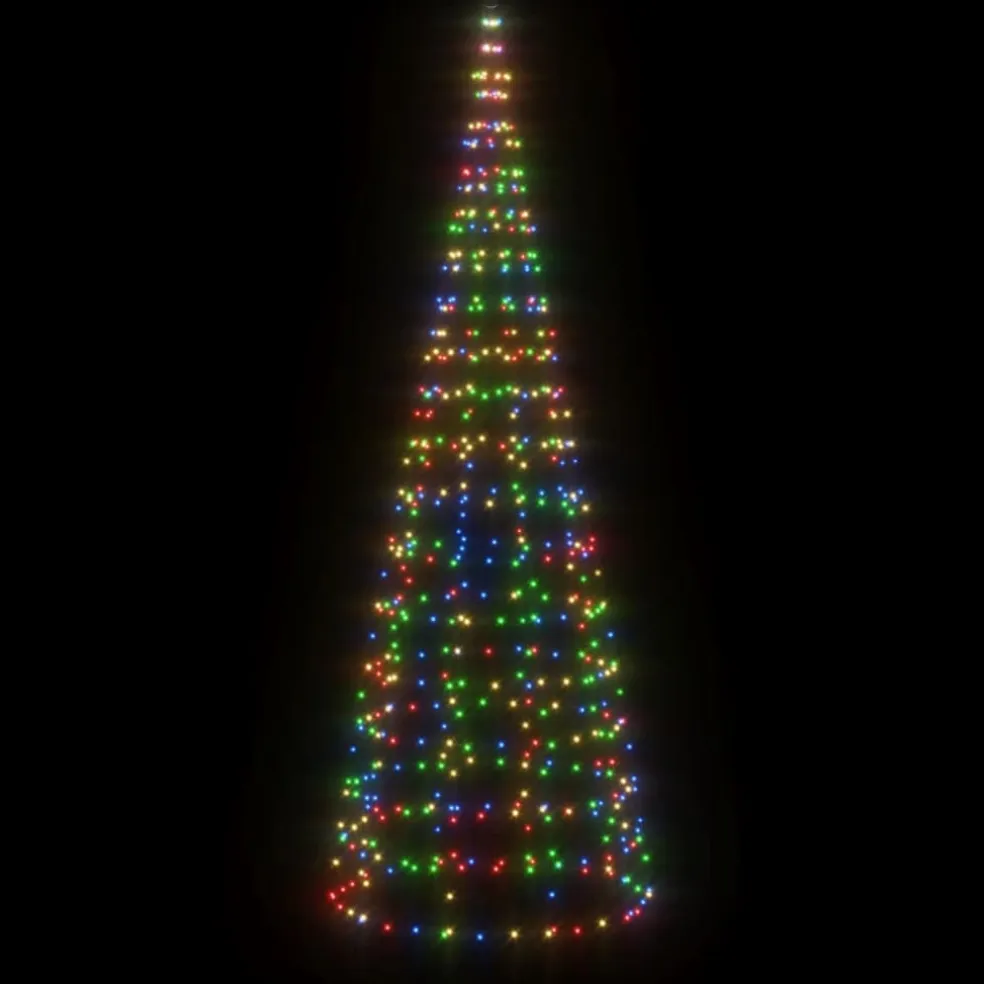 vidaXL LED-kerstboom 550 LEDs kleurrijk 300 cm
