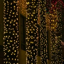 vidaXL Led Net Donkergroen