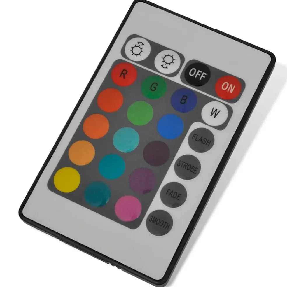 vidaXL LED-onderwaterlamp voor aquarium met bubbels RGB 32 cm