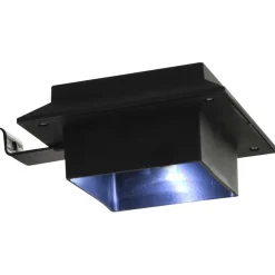 vidaXL LED-solarlampen vierkant 12 cm zwart 6 st