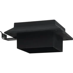 vidaXL LED-solarlampen vierkant 12 cm zwart 6 st