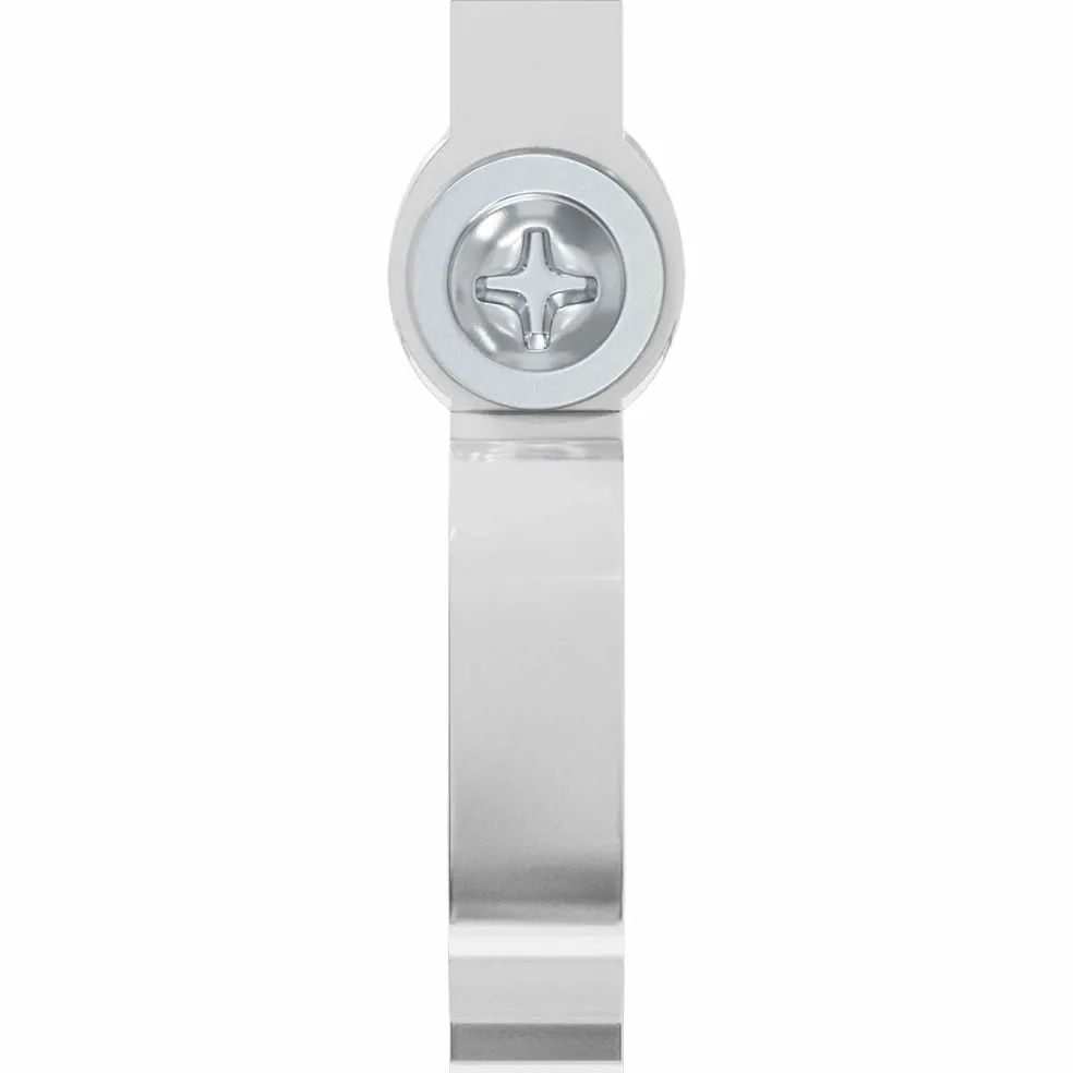 vidaXL LED Strip Clips 23,8 mm 2 st Transparant Kunststof en Ijzer