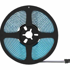 vidaXL LED-strip 2 st Zwart en transparant Koper en kunststof