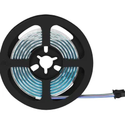 vidaXL LED-strip 2 st Zwart en transparant Koper en kunststof