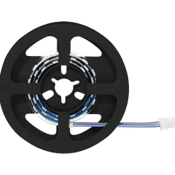 vidaXL LED-strip 2 st Zwart en transparant Koper en kunststof