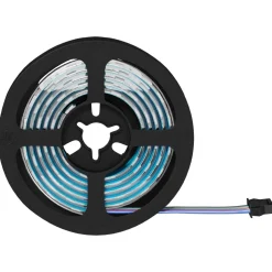 vidaXL LED-strip 2 st Zwart en transparant Koper en kunststof