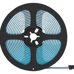 vidaXL LED-strip 2 st Zwart en transparant Koper en kunststof
