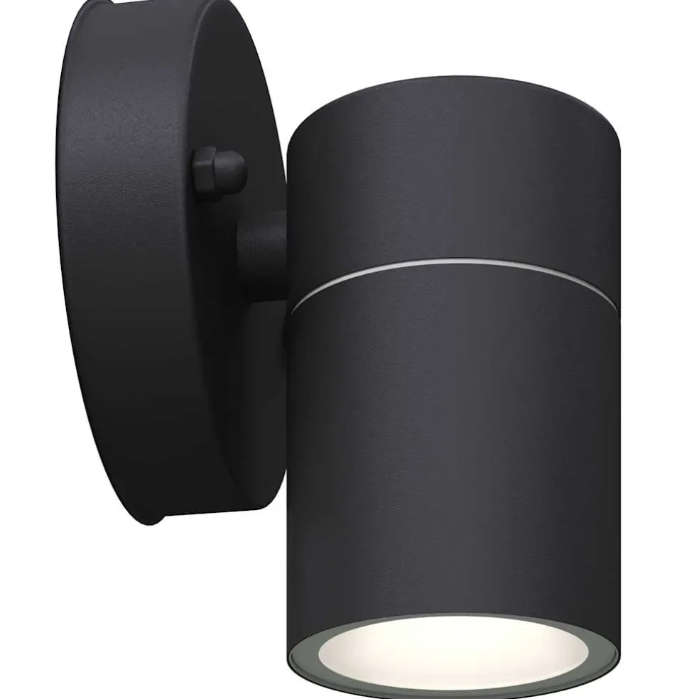 vidaXL LED-wandlamp buiten neerwaarts RVS 2 st