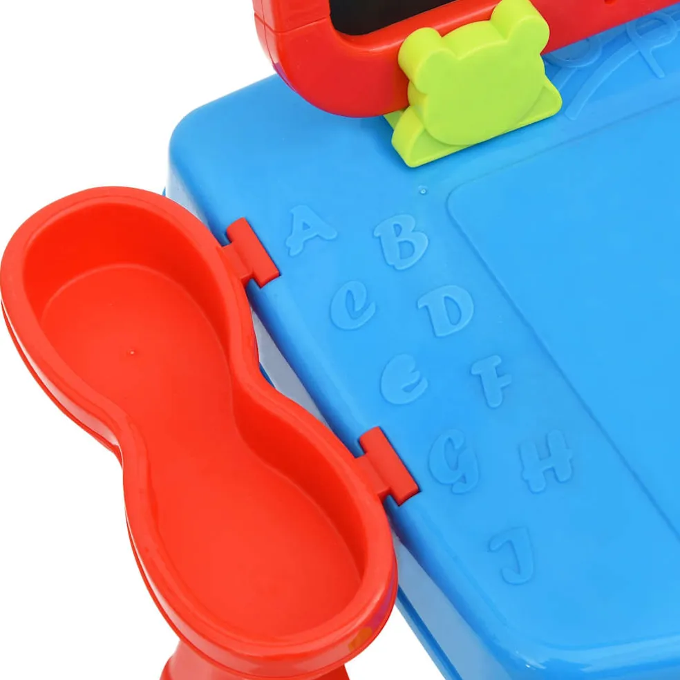 vidaXL Leerbord voor kinderen Easel and Learning 3-in-1