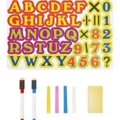 vidaXL Leerbord voor kinderen Easel and Learning 3-in-1