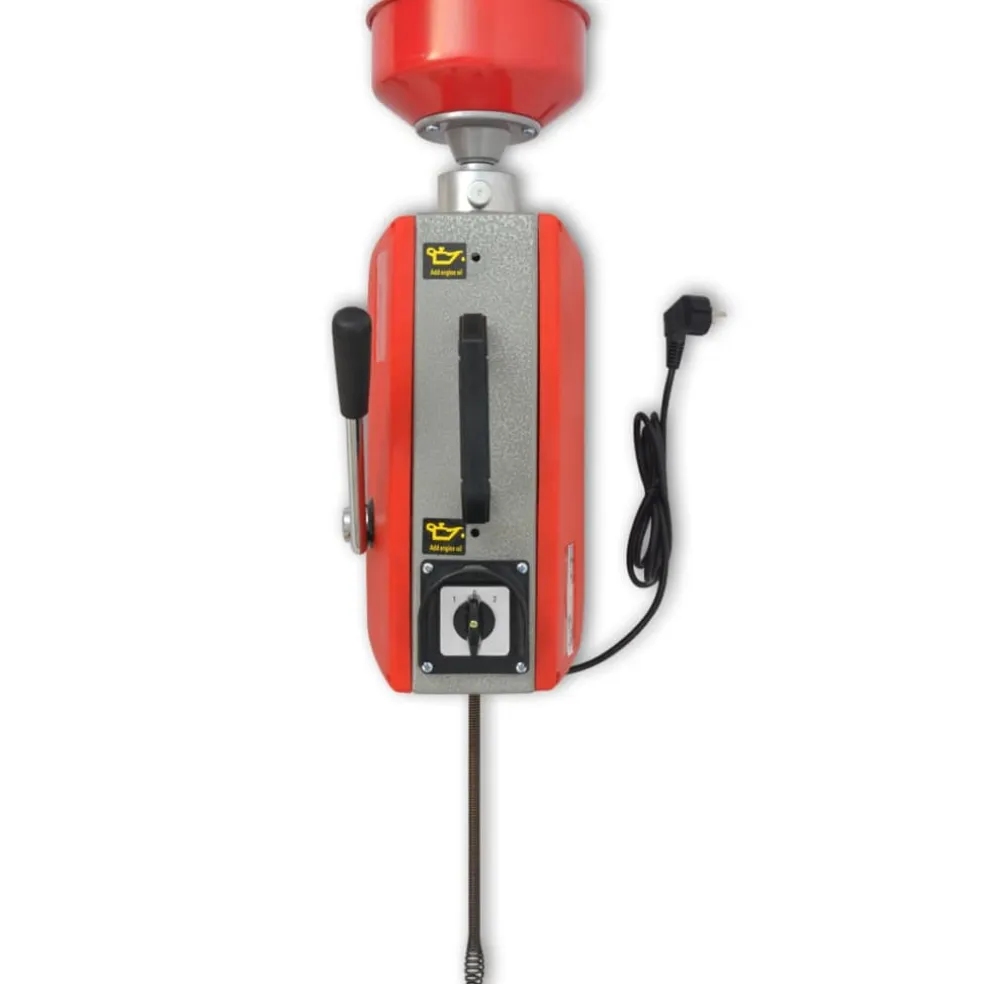 vidaXL Leidingreinigingsmachine 250 W 15 m x 16 mm 4,5 m x 9,5 mm