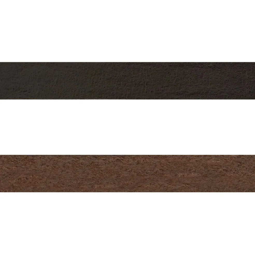 vidaXL Leren riem 1 Donkerbruin 200 x 0,3 cm Leer