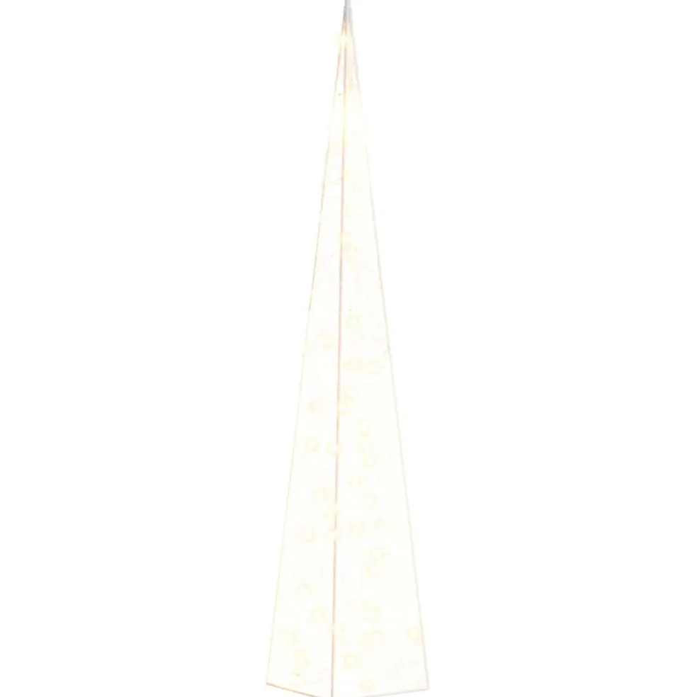vidaXL Lichtkegel decoratief LED 90 cm acryl warmwit