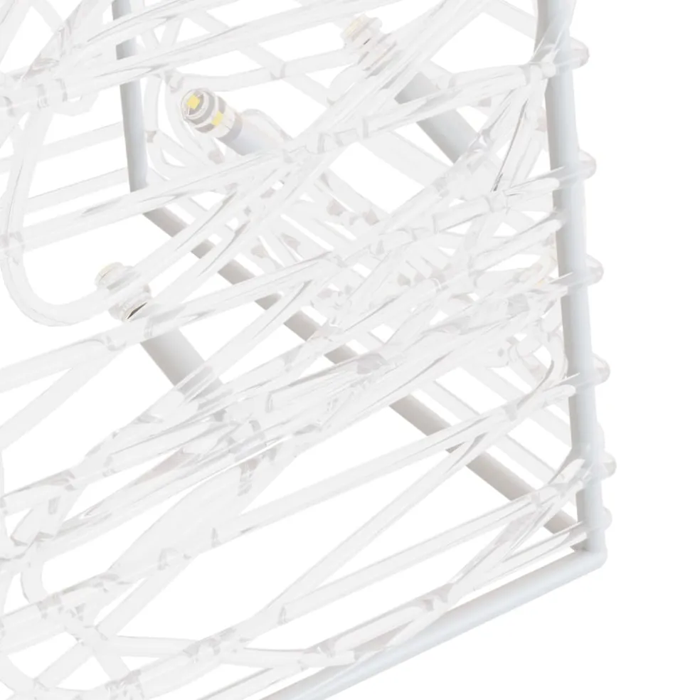 vidaXL Lichtkegel decoratief LED 90 cm acryl warmwit