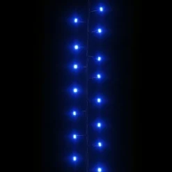 vidaXL Lichtslinger compact met 400 LED's blauw 13 m PVC