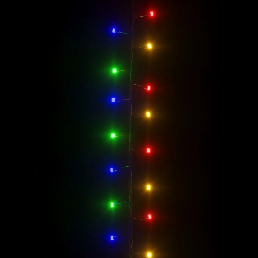 vidaXL Lichtslinger compact met 400 LED's meerkleurig 13 m PVC