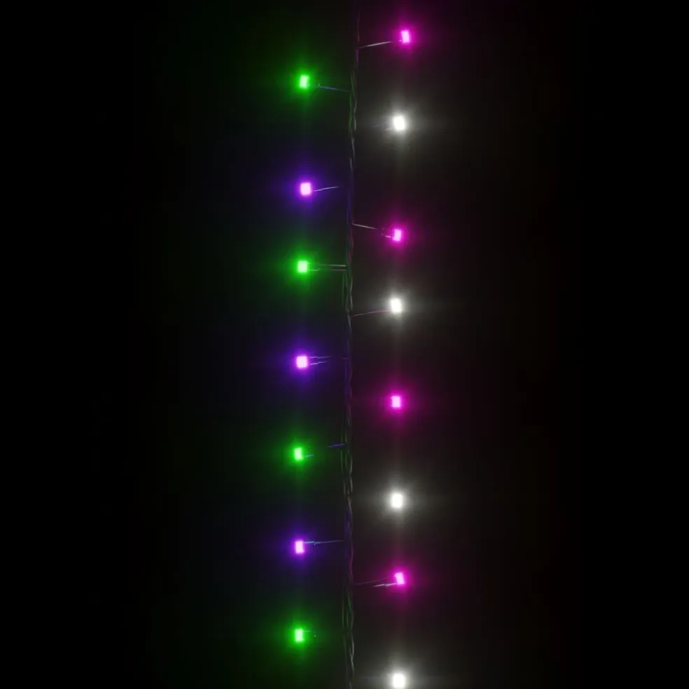 vidaXL Lichtslinger compact met 400 LED's pastel meerkleurig 13 m PVC