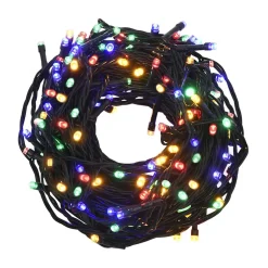 vidaXL Lichtsnoer met 400 LED's en 8 effecten 40 m meerkleurig