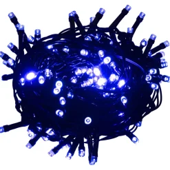 vidaXL Lichtsnoer met 400 LED's met 8 lichteffecten 40 m blauw