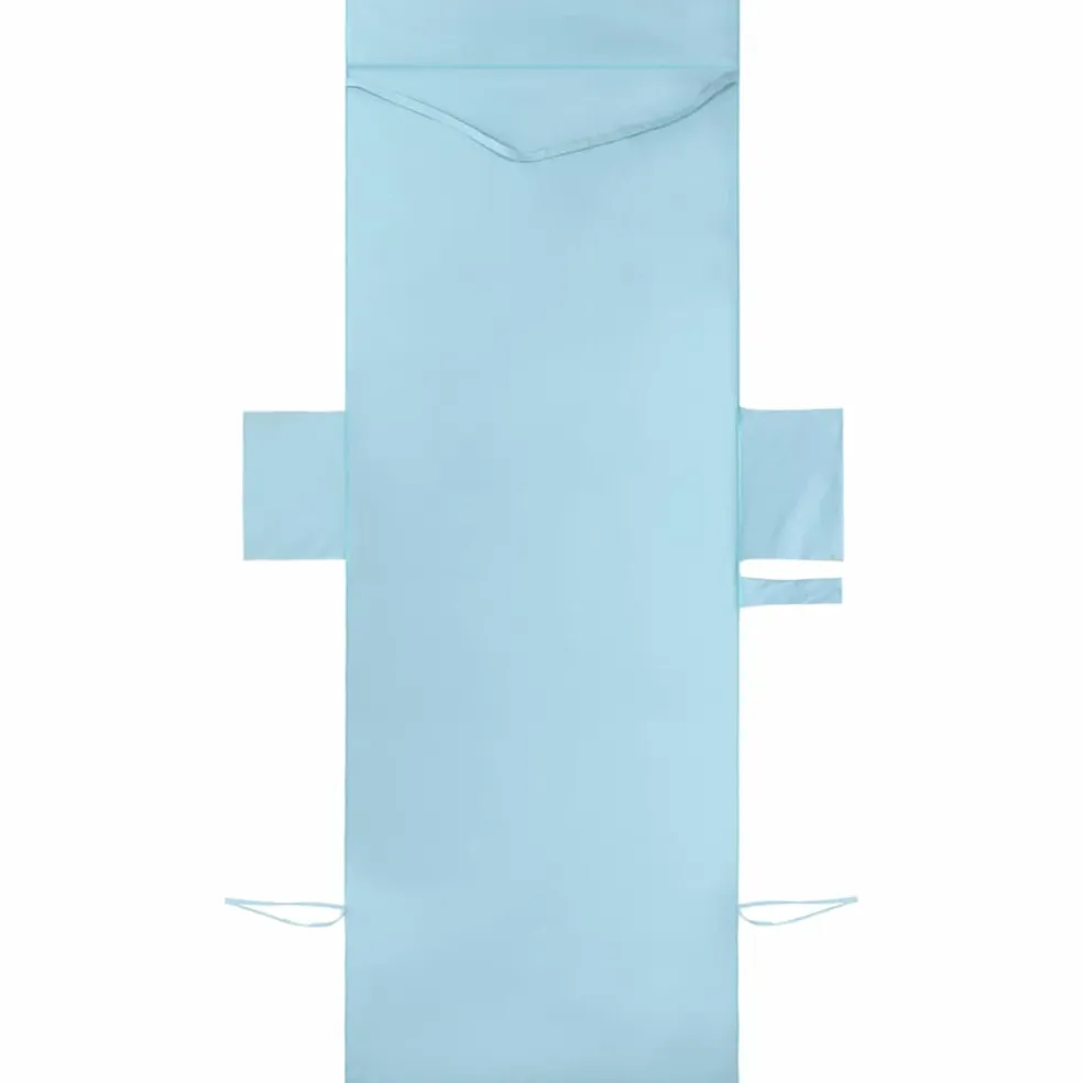 vidaXL Ligbedhanddoeken 2 st Blauw 210 x 75 cm