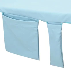 vidaXL Ligbedhanddoeken 2 st Blauw 210 x 75 cm