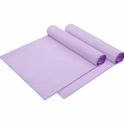 vidaXL Ligbedhanddoeken 2 st Paars 210 x 75 cm
