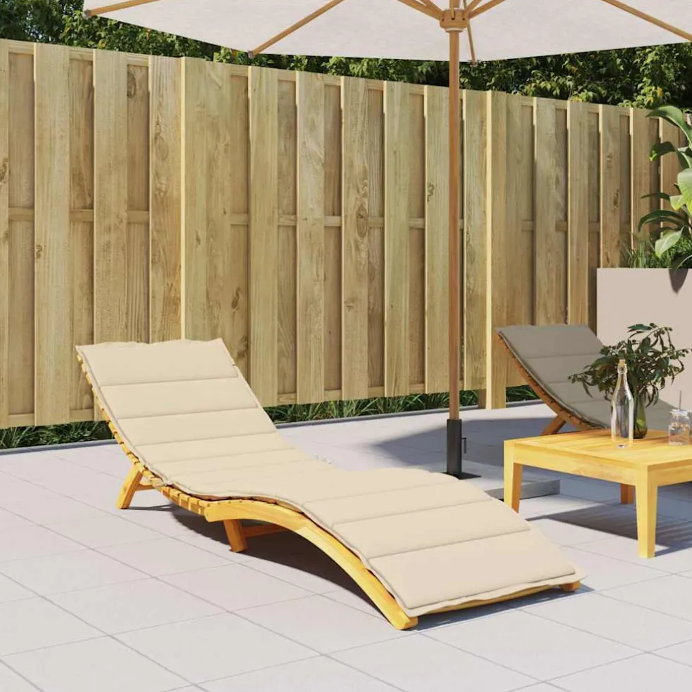 vidaXL Ligbedkussens Oxford stof (100% polyester) Beige