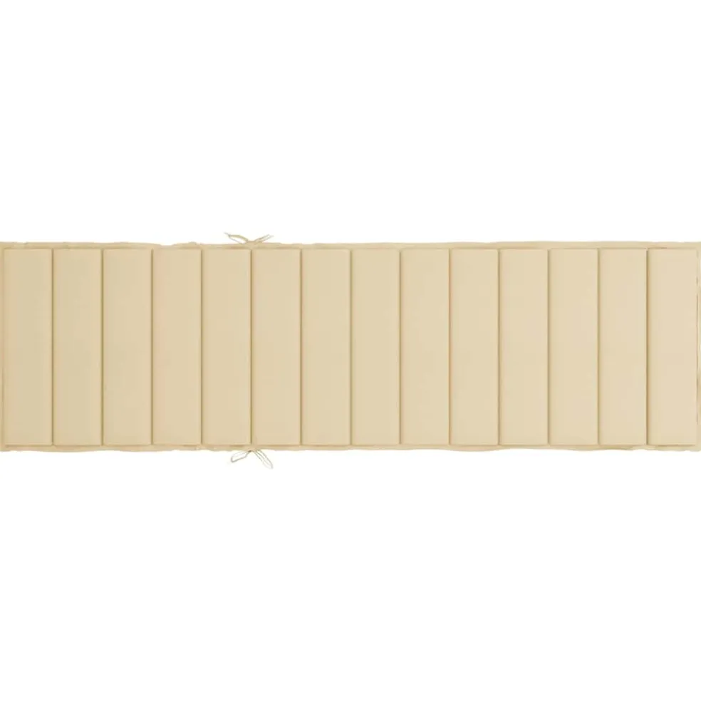 vidaXL Ligbedkussens Oxford stof (100% polyester) Beige