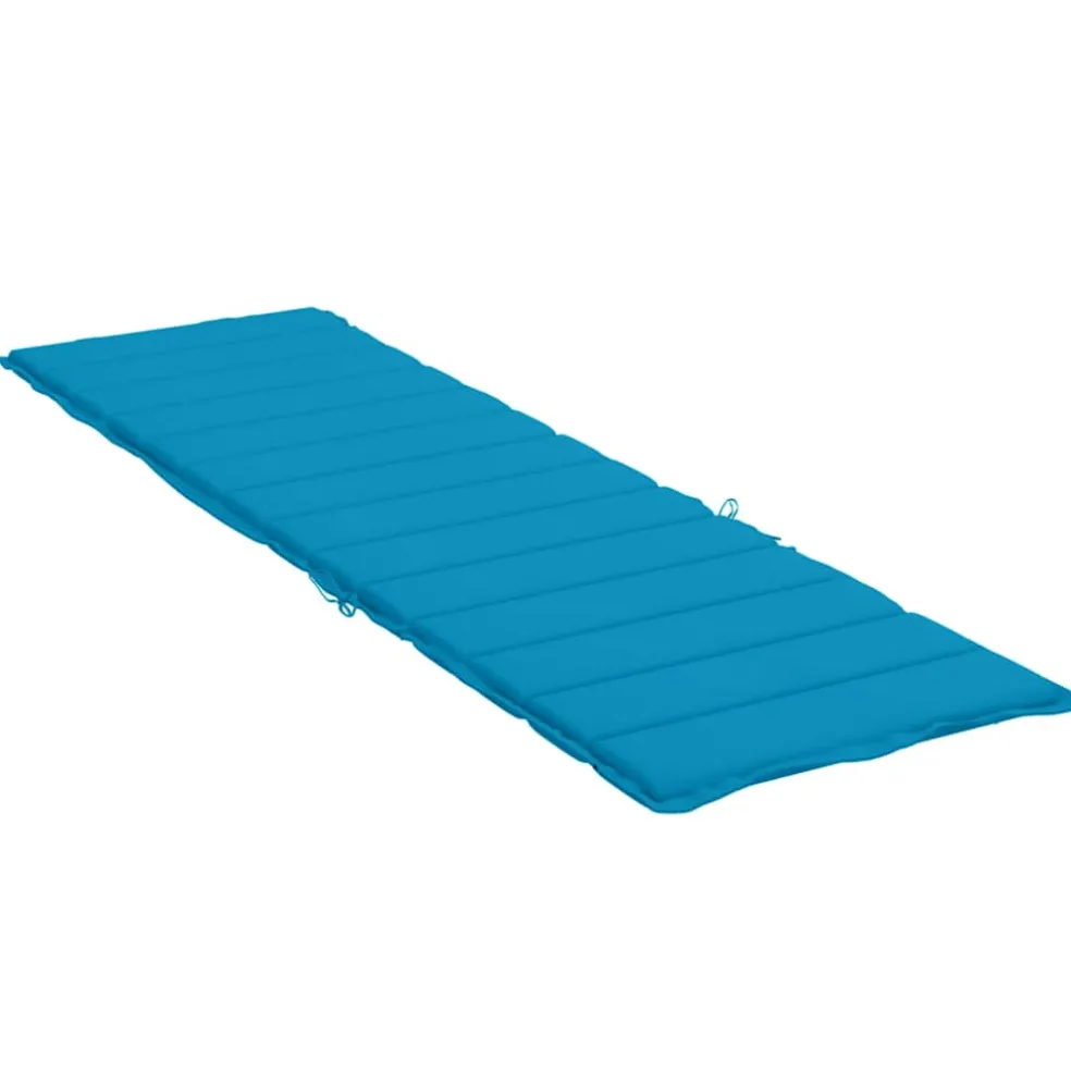 vidaXL Ligbedkussen 200x50x3cm oxford stof blauw