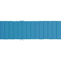 vidaXL Ligbedkussen 200x50x3cm oxford stof blauw
